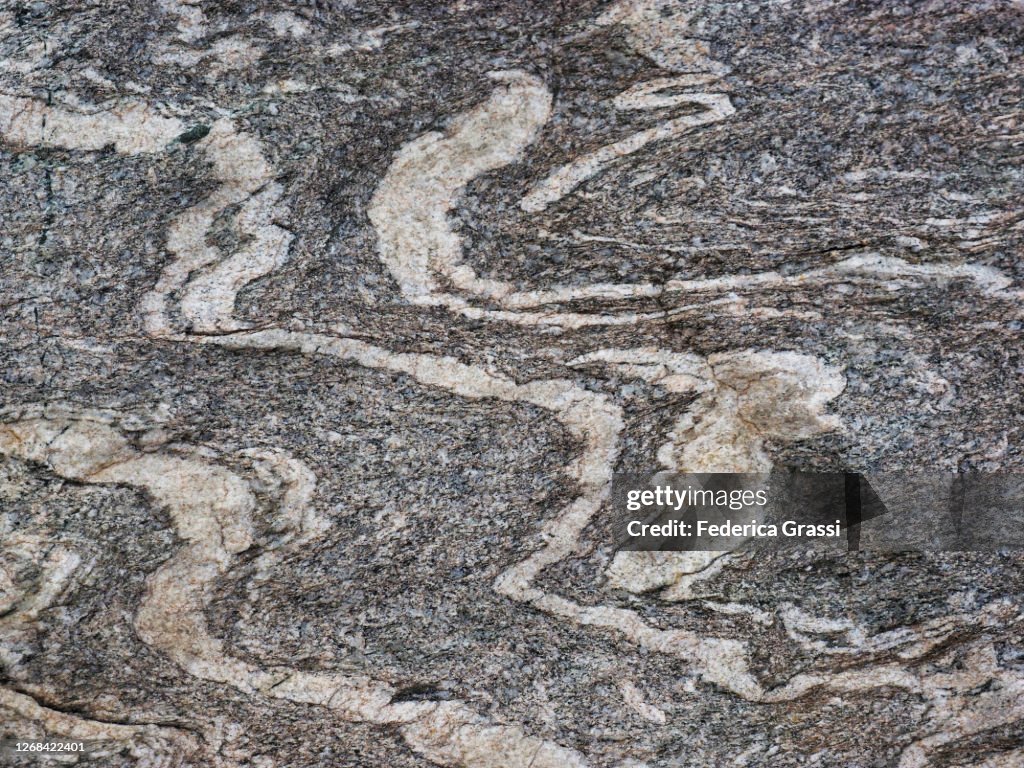 Swirl Pattern Rocks Swirl Pattern In A Rock In The Naret Region Swiss Lepontine Alps High ...