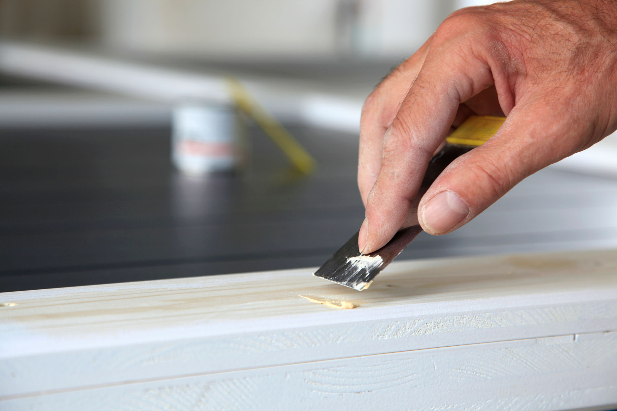 wood putty application