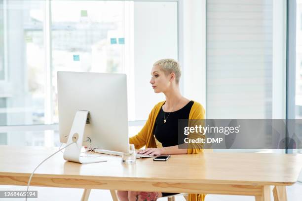 Hard Working Computer Worker 1,554 Woman Working Hard At Computer Stock Photos, High-Res Pictures ...