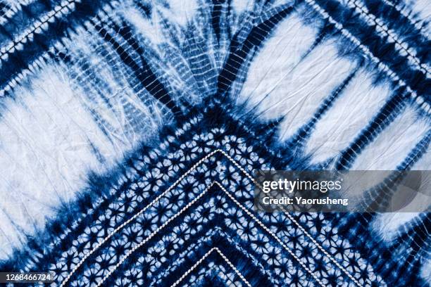 colorful dyed cloth - batik dress stock pictures, royalty-free photos & images