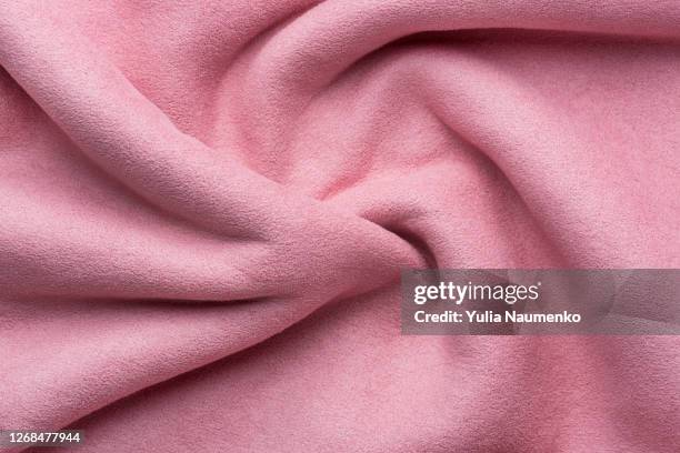 peach color velvet fabric texture seamless with beautiful closeup elegance fabric background. - daim photos et images de collection