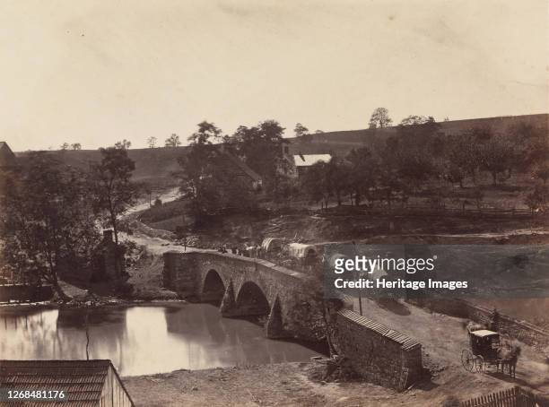 Antietam Bridge, On the Sharpsburgh and Boonsboro Turnpike, No. 3, September 1862, 1862. Artist Alexander Gardner.