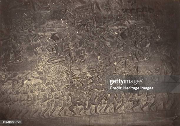 Bas-relief de la Grande Galerie de la Pagode, 1866. Artist Emile Gsell.