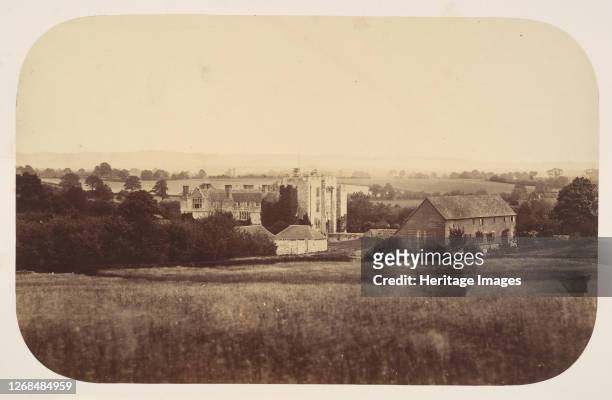 Hever Castle, Kent, 1857. Artist Henry Thomas Wood.