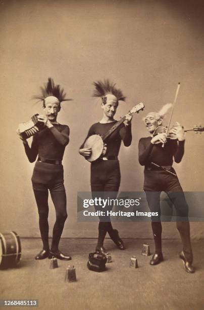 Musical Mokes, 1860s. Artist J. Wood.