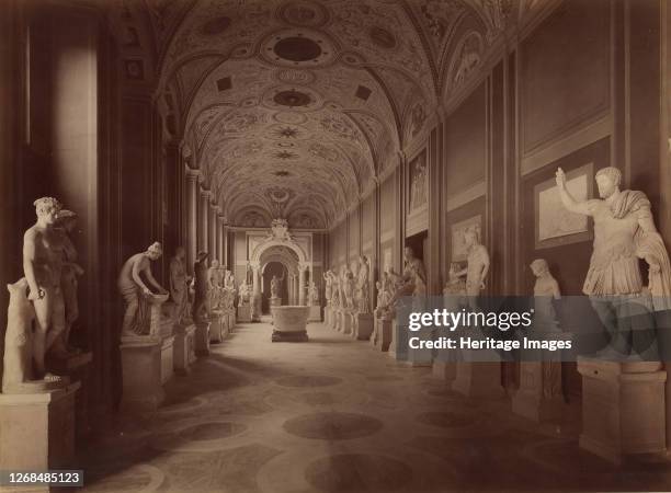 Sala delle Statue, 1850s-60s. Artist James Anderson.