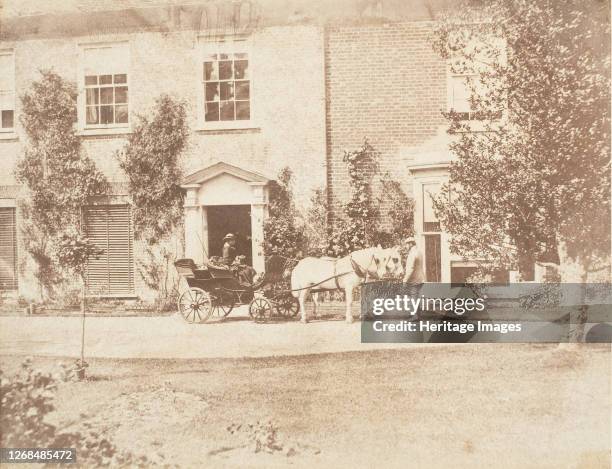 Oakley Cottage, 1853-56. Artist John Dillwyn Llewelyn.