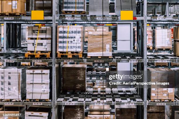 Warehouse Racking View 53 Warehouse Interior Aerial View Stock Photos, High-Res Pictures, and ...