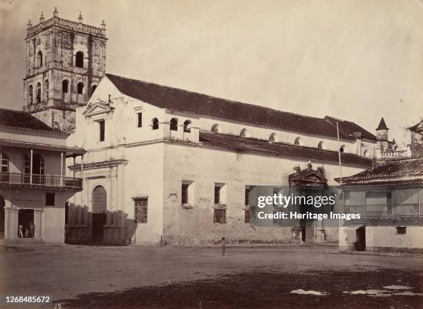 Tropical Scenery, Cathedral, Cartagena, 1871. Artist John Moran.