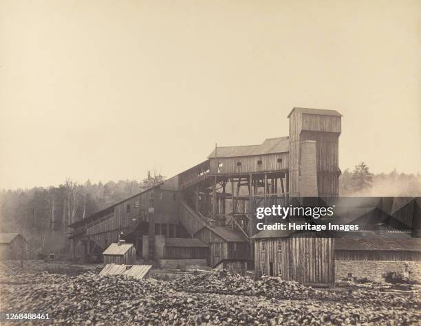 Gibson's Breaker, Rushdale, Pennsylvania, 1860s. Artist Thomas H. Johnson.