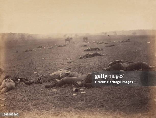 Harvest of Death, Gettysburg, Pennsylvania, July 1863. Artist Tim O'Sullivan.