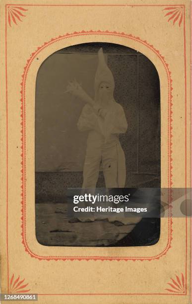 Ku Klux Klansman, circa 1869. Artist Unknown.