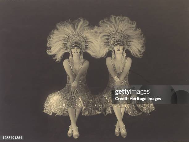 The Dolly Sisters, 1920s. Artist Walery.