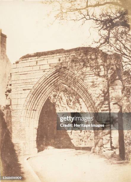 St. Andrews. The Pends, 1843-47. Artist David Octavius Hill, Robert Adamson, Hill & Adamson.