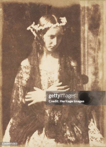 Miss Kemp as Ophelia, 1843-47. Artist David Octavius Hill, Robert Adamson, Hill & Adamson.