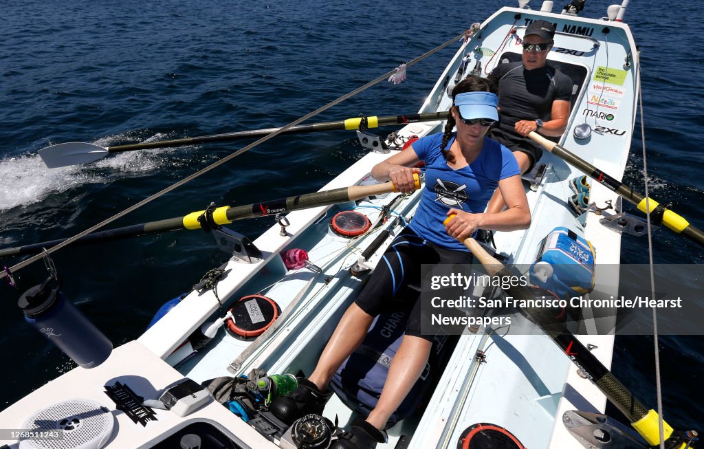 Sami Inkinen Rowing Sami Inkinen and his wife Meredith Loring during an morning workout ...