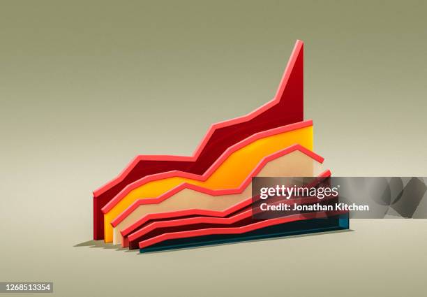 graphic of a graph 4 - money abstract ストックフォトと画像