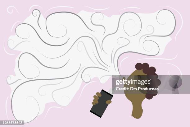 vaping - vaping stock illustrations