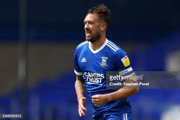 Luke Chambers of Ipswich Town during the Pre-Season Friendly between Ipswich Town and West Ham United at Portman Road on August 25, 2020 in Ipswich,...