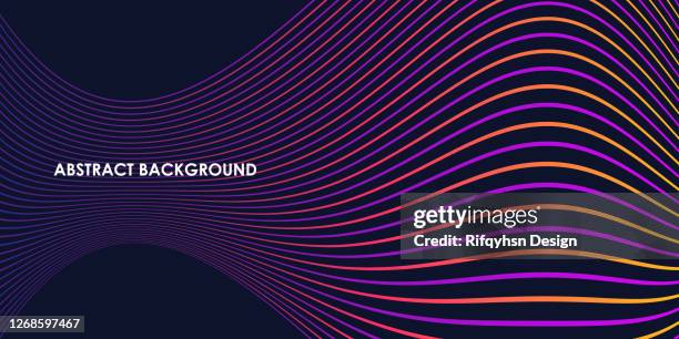abstract modern gradient wave flowing line pattern background. for landing page, brochures, flyers, magazine, business card, branding, banners, headers, book covers, notebooks background vector stock illustration - thick book stock illustrations