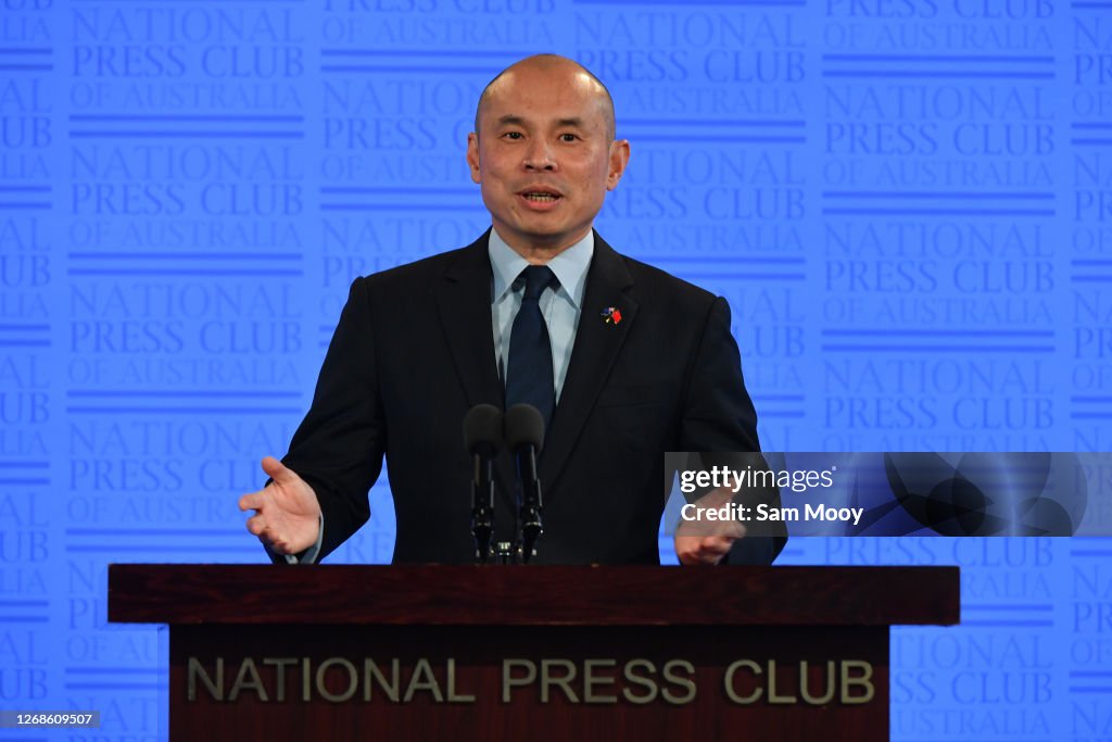China's Deputy Head of Mission Minister Wang Xining Gives Press Club Address