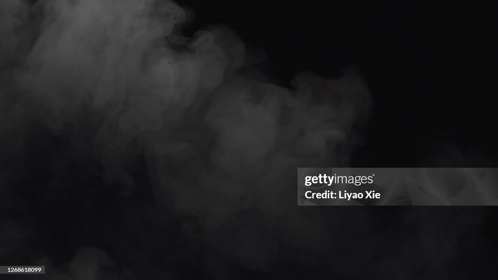 Dry ice evaporation fog