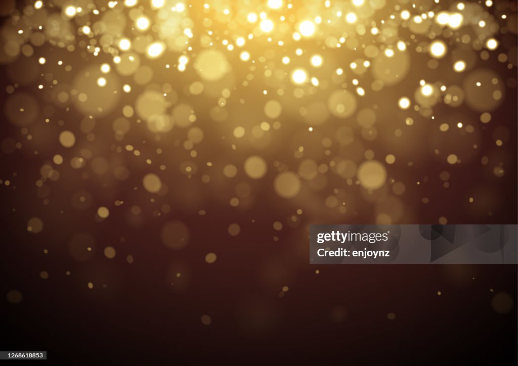 Gold Christmas glitter design background