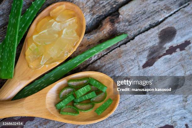 aloe vera - aloe slices stock pictures, royalty-free photos & images