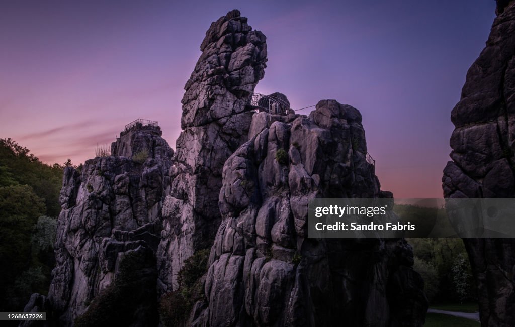 Externsteine Extern stones steine