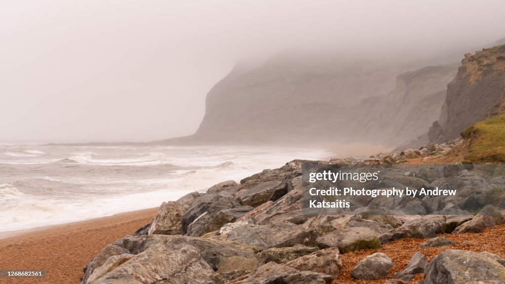 Stormy Weather on the English Coastline