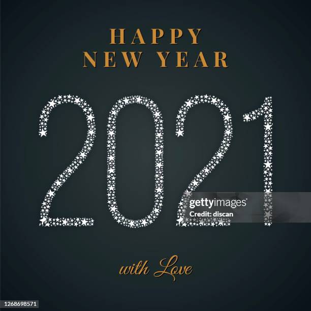2021 - happy new year greeting card. - 2018 money stock illustrations