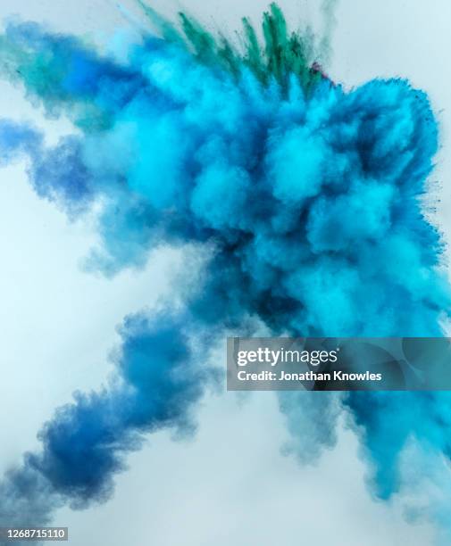 Blue Exploding Pods Explosive Powder Photos and Premium High Res Pictures - Getty Images