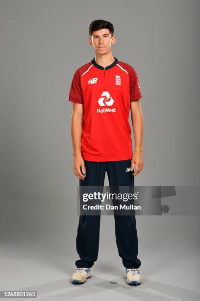 Pat Brown of England poses during the England Squad Portrait Session at Emirates Old Trafford on August 26, 2020 in Manchester, England.