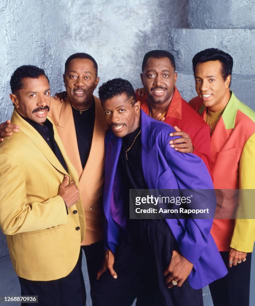 Music icons The Temptations in Los Angeles, California.