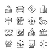 City Icons — Monoline Series