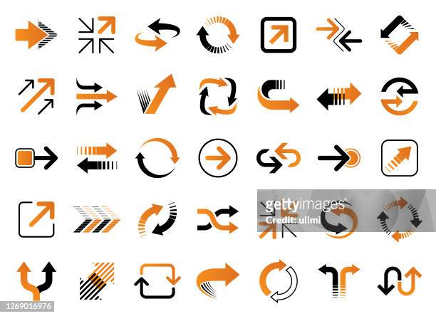 arrows - arrow symbol stock illustrations