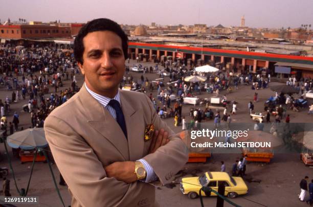 Portrait de l'homme d'affaire marocain Fouad Filali, Maroc.