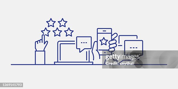 Stile della linea di banner Web correlato a feedback e testimonianze. Illustrazione vettoriale di design lineare moderna per banner Web, intestazione del sito Web, ecc. Stile della linea di banner Web correlato a feedback e testimonianze. Illustrazione vettoriale di design lineare moderna per banner Web, intestazione del sito Web, ecc.