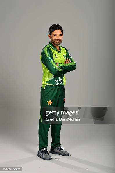 Pakistan Razwan R Mohammad Rizwan of Pakistan poses during the Pakistan Squad Portrait ...