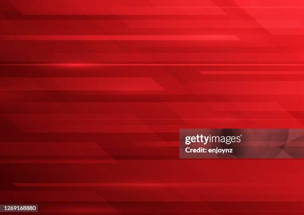 abstract red blurred lines background - digital speed stock illustrations