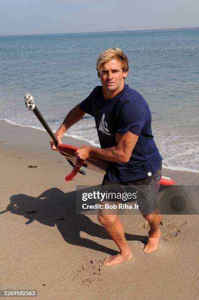 Laird Hamilton - one of the best surfers in the world is introducing the world to Stand Up Paddling -- a variant of surfing, where you stand on a big...