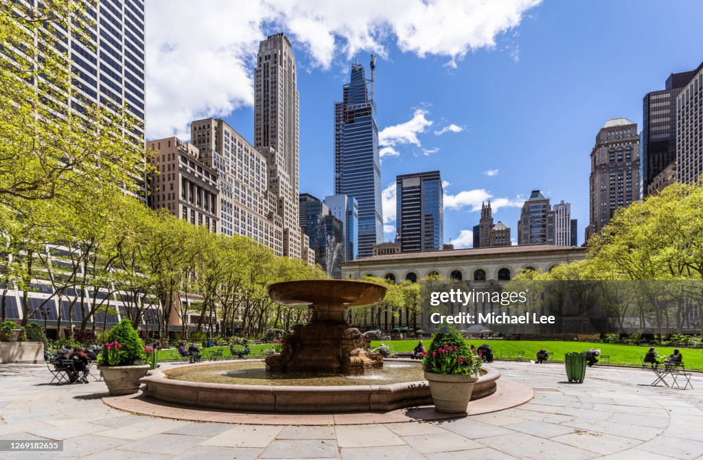 Bryant Park Skyline View - New York