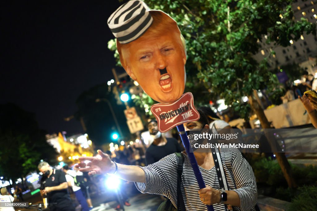 Protests Held In Washington, DC In Response To Republican National Convention