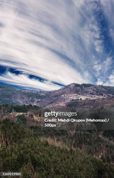 scenic view of landscape against sky, shipka, bulgaria - shipka stock pictures, royalty-free photos & images