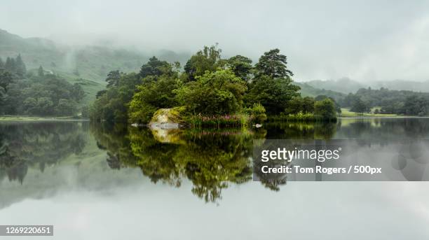 scenic view of lake against sky, ambleside, united kingdom - tom rogers stock pictures, royalty-free photos & images