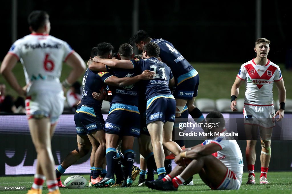 NRL Rd 16 - Dragons v Titans