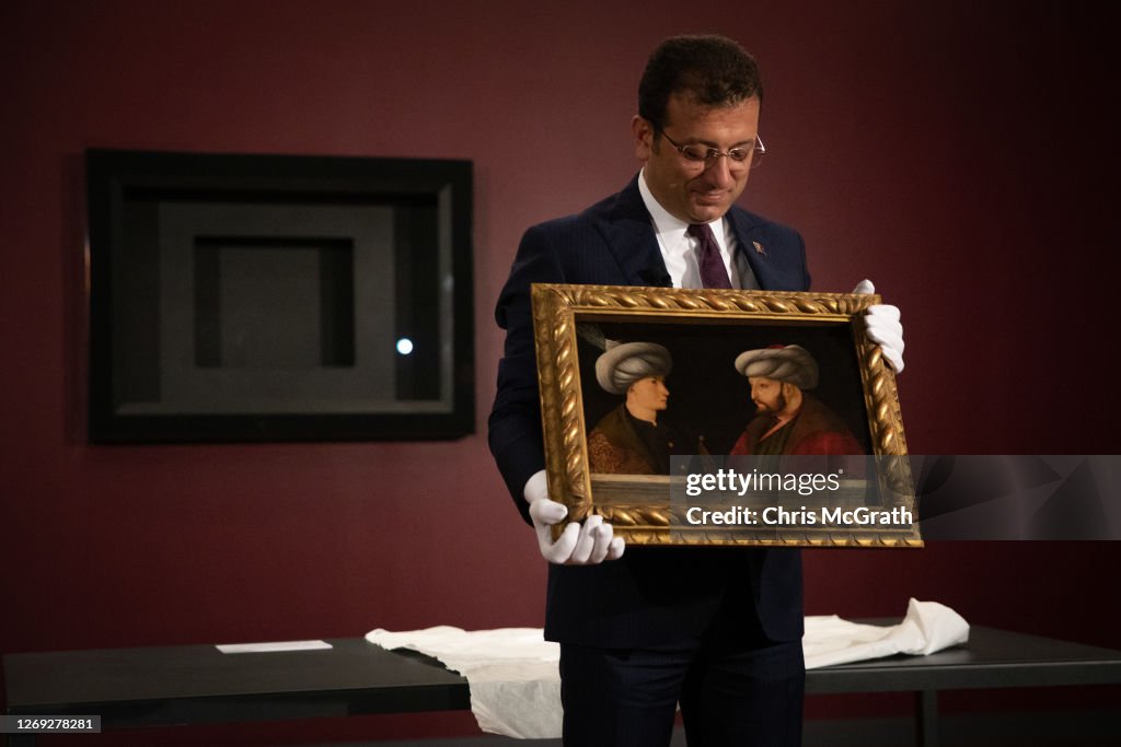 Renaissance Painting Of Mehmet The Conquerer Returns To Istanbul