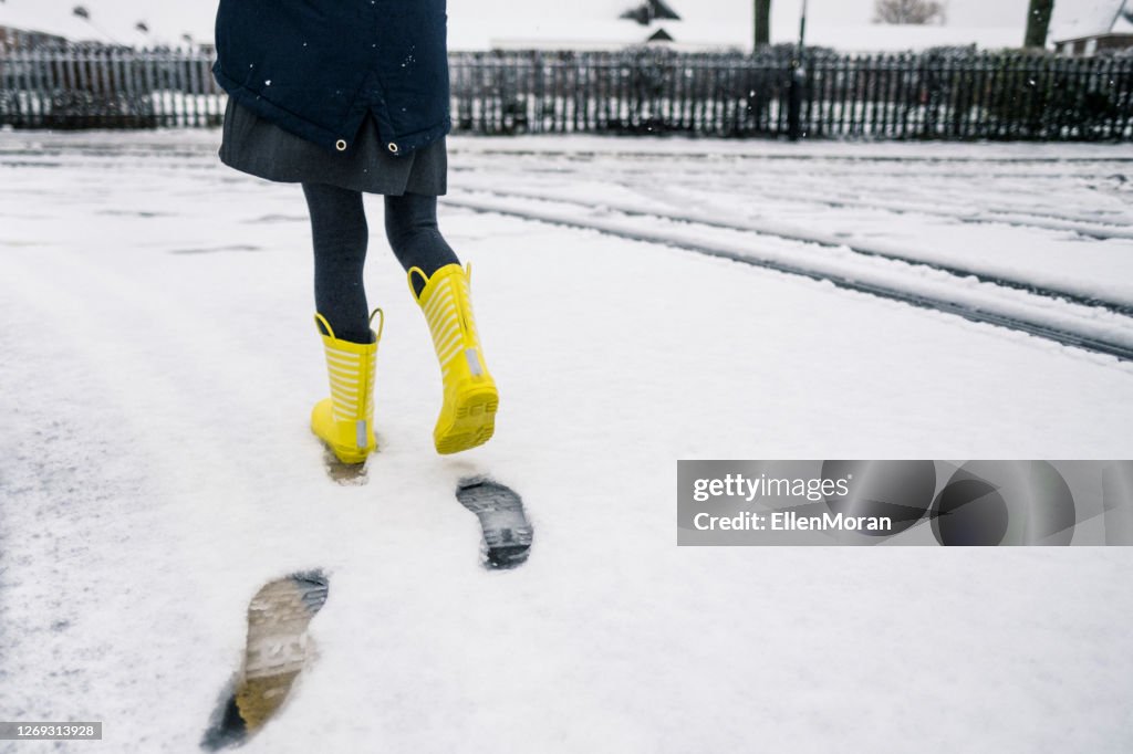 Walking in the Fresh Snow