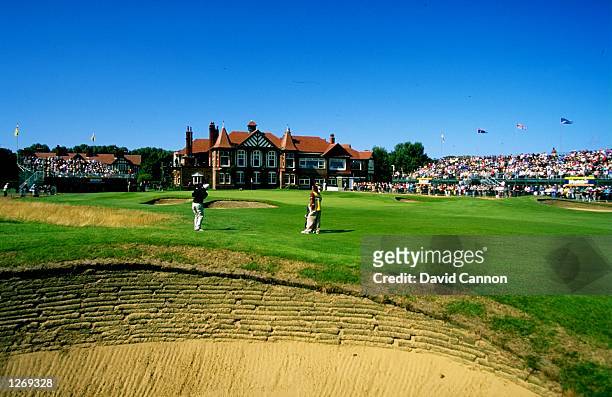 General view of the 18th Hole during the Weetabix Womens British Open at Royal Lytham and St Annes Golf Club in Lancashire, England. \ Mandatory...