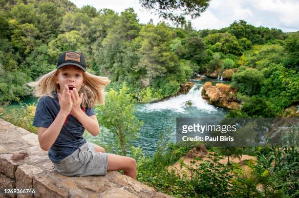 paradise found , krka national park ,  croatia - plitvice lakes national park stock pictures, royalty-free photos & images
